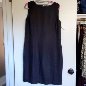 NWT Black Linen Talbot's dress, size 12.